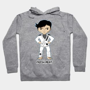 BJJ Characters White Belt Hoodie